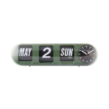 Nástenné hodiny Tube Flip Karlsson KA6032GR, 14cm
